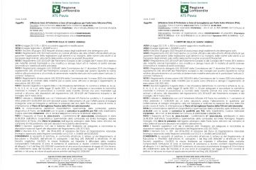 Istituzione Zona di Protezione e Zona di Sorveglianza per Peste Suina Africana